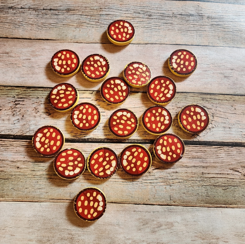 Melissa & Doug Wooden Pizza Party Set REPLACEMENT PEPPERONI ONLY